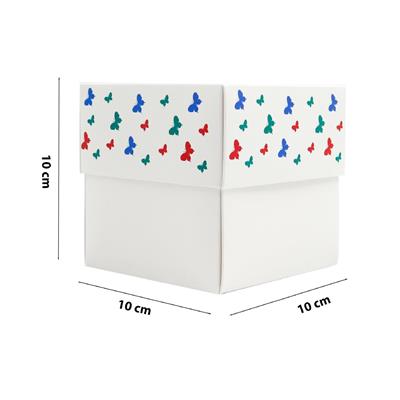 10x10x10 Dünya Kadınlar Gününe Özel Kapaklı Hediye Kutusu M3