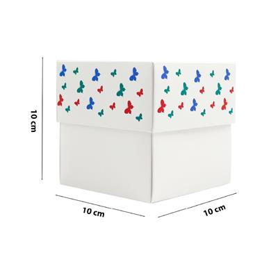 10x10x10 Dünya Kadınlar Gününe Özel Kapaklı Hediye Kutusu M2