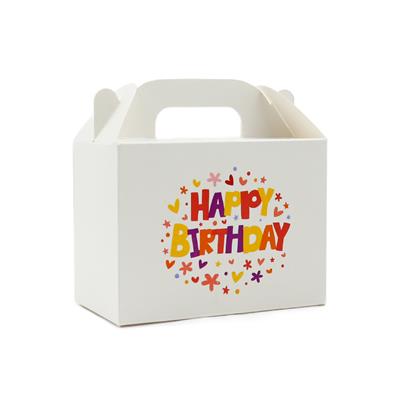 10x14 Doğum Günü Temalı El Geçme Hediye Kutusu M4 (3lü Set)