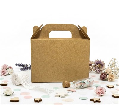 10x14 Kraft El Geçme Hediye Kutusu (3lü Set)