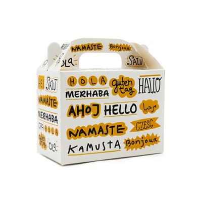 10x14 Merhaba Temalı El Geçme Hediye Kutusu (3lü Set)