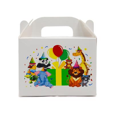 10x14 Safari Temalı Hediye Kutusu (3lü Set)