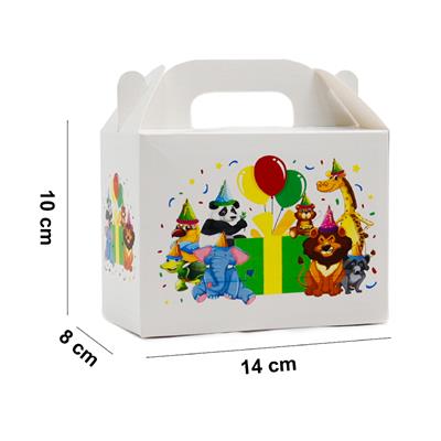 10x14 Safari Temalı Hediye Kutusu (3lü Set)