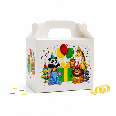 10x14 Safari Temalı Hediye Kutusu (3lü Set)