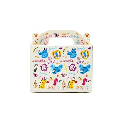 10x14 Sevimli Hayvan Temalı El Geçme Hediye Kutusu M1 (3lü Set)