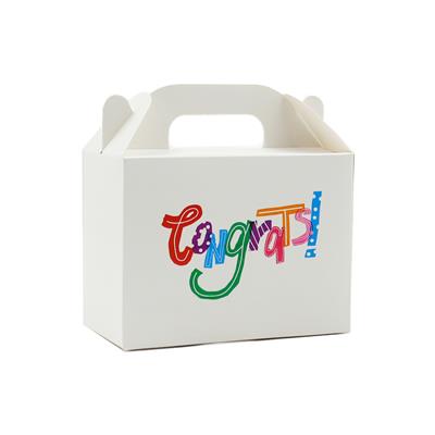 10x14 Tebrikler Temalı El Geçme Hediye Kutusu M2 (3lü Set)