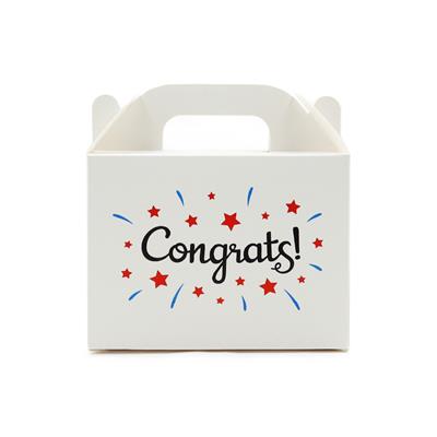 10x14 Tebrikler Temalı El Geçme Hediye Kutusu M3 (3lü Set)