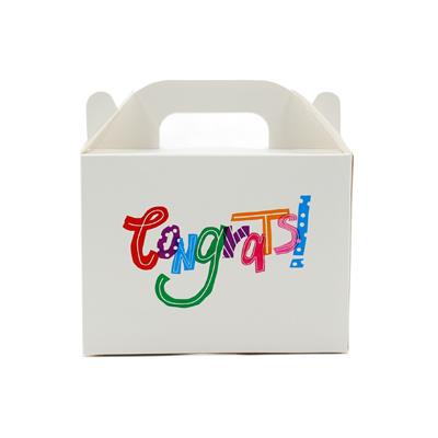 10x14 Tebrikler Temalı El Geçme Hediye Kutusu M2 (3lü Set)