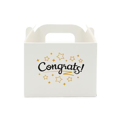 10x14 Tebrikler Temalı El Geçme Hediye Kutusu M1 (3lü Set)