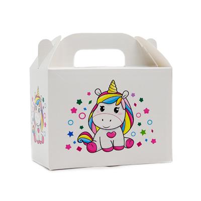 10x14 Unicorn Temalı Hediye Kutusu (3lü Set)