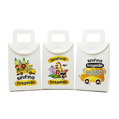10x15 CM Sınıfına Hoşgeldin Temalı Çanta Model Kutu (3lü Set)