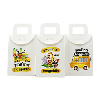 10x15 CM Sınıfına Hoşgeldin Temalı Çanta Model Kutu (3lü Set)