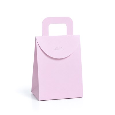 10x15 Pembe Renk Çanta Model Hediyelik Kutu - 20li Paket