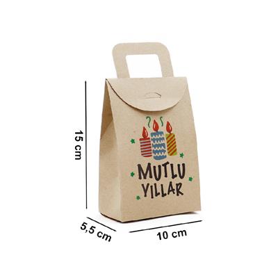 10x15 Yılbaşı Temalı Çanta Model Kutu (5li Set)