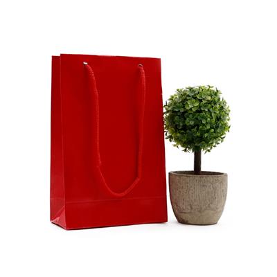 12x17 Kırmızı Karton Çanta - 2li Paket