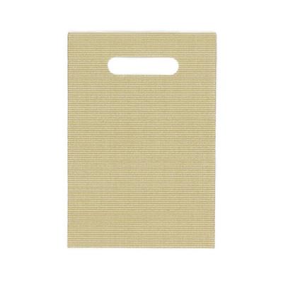 17x25 Krem Renk Lüx El Geçme Poşet (50li Paket)