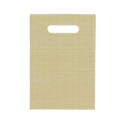 20x30 Krem Renk Lüx El Geçme Poşet (50li Paket)
