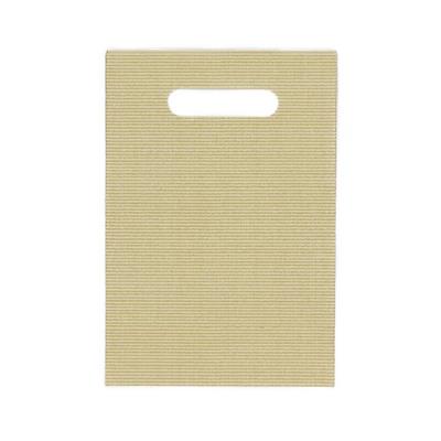 13x20 Krem Renk Lüx El Geçme Poşet (50li Paket)