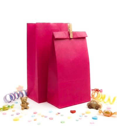 15x29 Fuşya Renk Hediyelik Kese Kağıdı - 10lu Paket