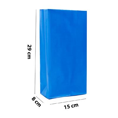 15x29 Mavi Renk Hediyelik Kese Kağıdı - 10lu Paket