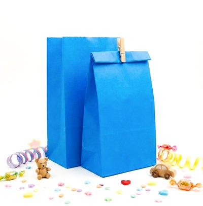 15x29 Mavi Renk Hediyelik Kese Kağıdı - 10lu Paket