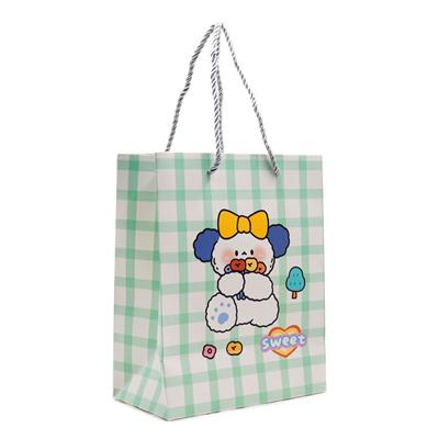 18x23 Sevimli Figürlü Asetatlı Hediye Çantası - M4