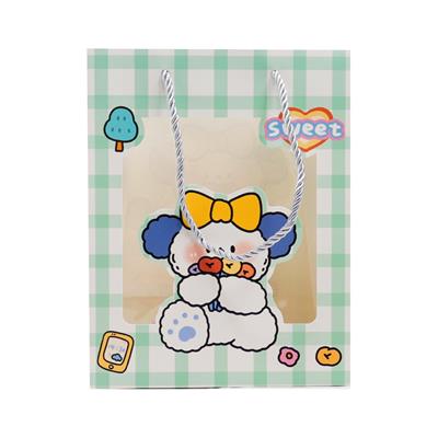 18x23 Sevimli Figürlü Asetatlı Hediye Çantası - M4