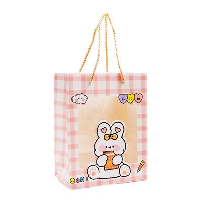 18x23 Sevimli Figürlü Asetatlı Hediye Çantası - M2