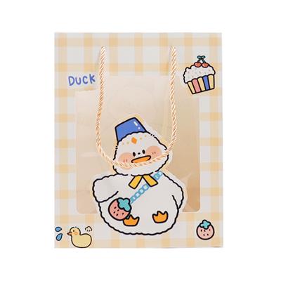 18x23 Sevimli Figürlü Asetatlı Hediye Çantası - M3