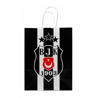 18x24 Beşiktaş Temalı Lisanslı Kağıt Poşet - 2li Paket