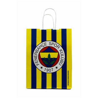 18x24 Fenerbahçe Temalı Lisanslı Kağıt Poşet - 2li Paket