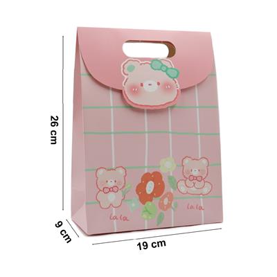 19x26 Sevimli Figürlü Zarf Model Hediye Kutusu - M10