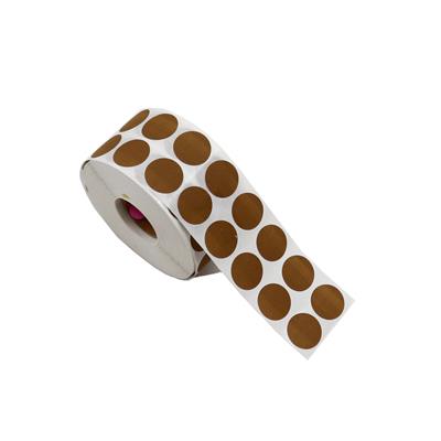 2 CM Kraft Renk Nokta Etiket - 25 Adet