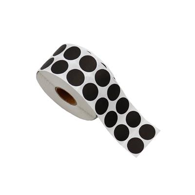 2 CM Siyah Renk Nokta Etiket - 25 Adet