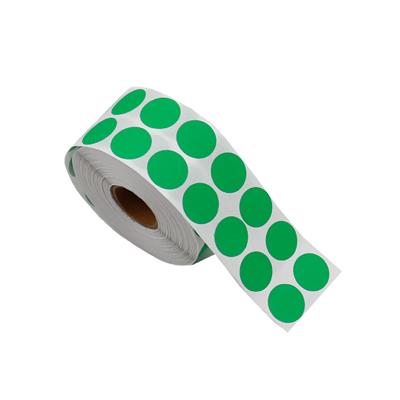 2 CM Yeşil Renk Nokta Etiket - 25 Adet