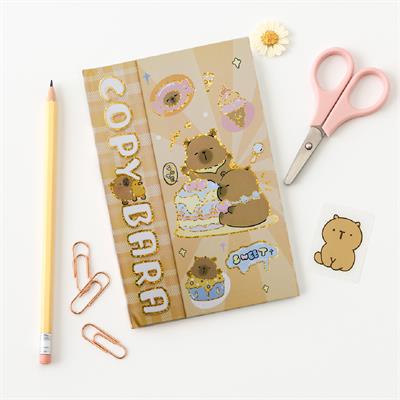 22x15 Capybara Mıknatıs Kapaklı Defter (100 Yaprak) - M4