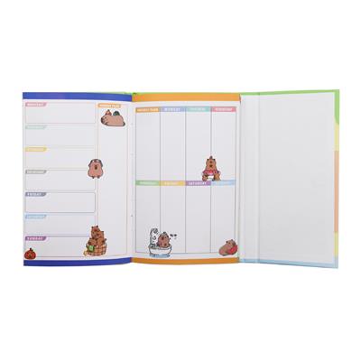 22x15 Capybara Mıknatıs Kapaklı Defter (100 Yaprak) - M2
