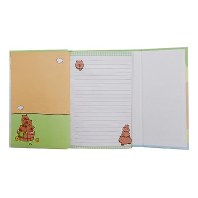 22x15 Capybara Mıknatıs Kapaklı Defter (100 Yaprak) - M2