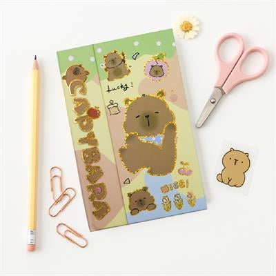 22x15 Capybara Mıknatıs Kapaklı Defter (100 Yaprak) - M1