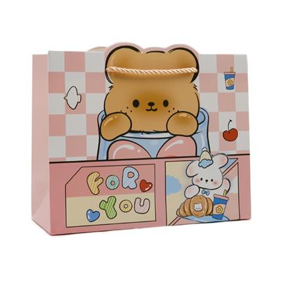 24x20 Sevimli Figürlü Hediye Çantası - M10