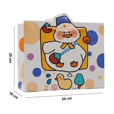 24x20 Sevimli Figürlü Hediye Çantası - M4