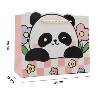 24x20 Sevimli Figürlü Hediye Çantası - M7