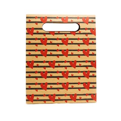 24x30 Kalp Harmanı Zarf Model Karton Çanta