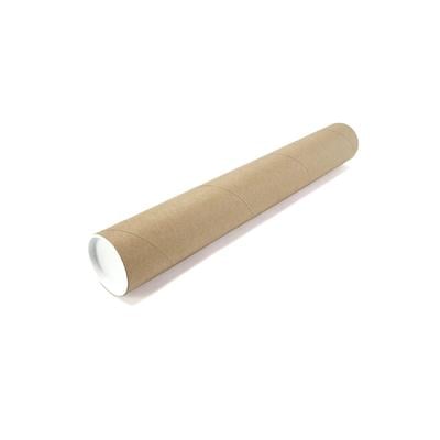 25 cm x 52 mm | 2li Premium Kraft Renk Gönderim Tüpü Seti – Kapaklı Silindir Kargo ve Saklama Kutusu