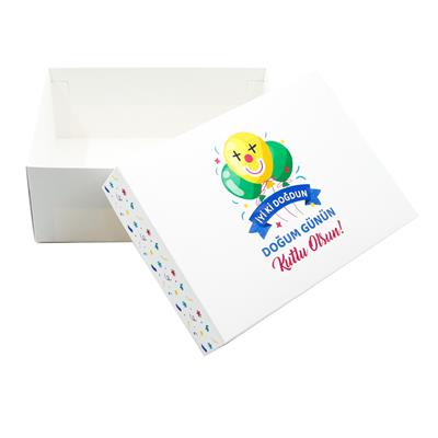 25x18x10 Doğum Gününe Özel Kapaklı Hediye Kutusu M3