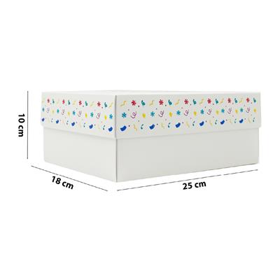 25x18x10 Doğum Gününe Özel Kapaklı Hediye Kutusu M3