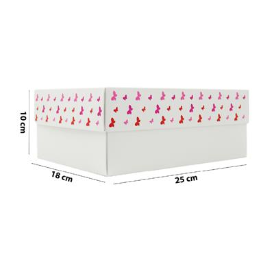25x18x10 Dünya Kadınlar Gününe Özel Kapaklı Hediye Kutusu M1