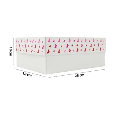 25x18x10 Dünya Kadınlar Gününe Özel Kapaklı Hediye Kutusu M3