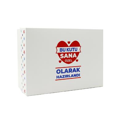 25x18x10 Özel Tasarım Kapaklı Hediye Kutusu M2