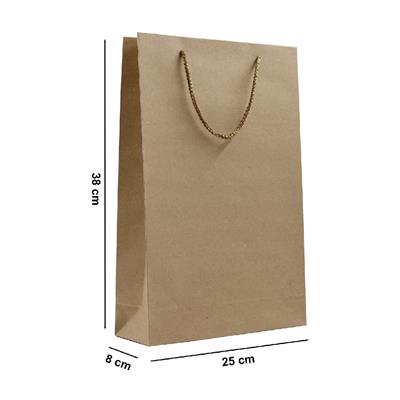 25x38 Kraft Karton Çanta - 2li Paket